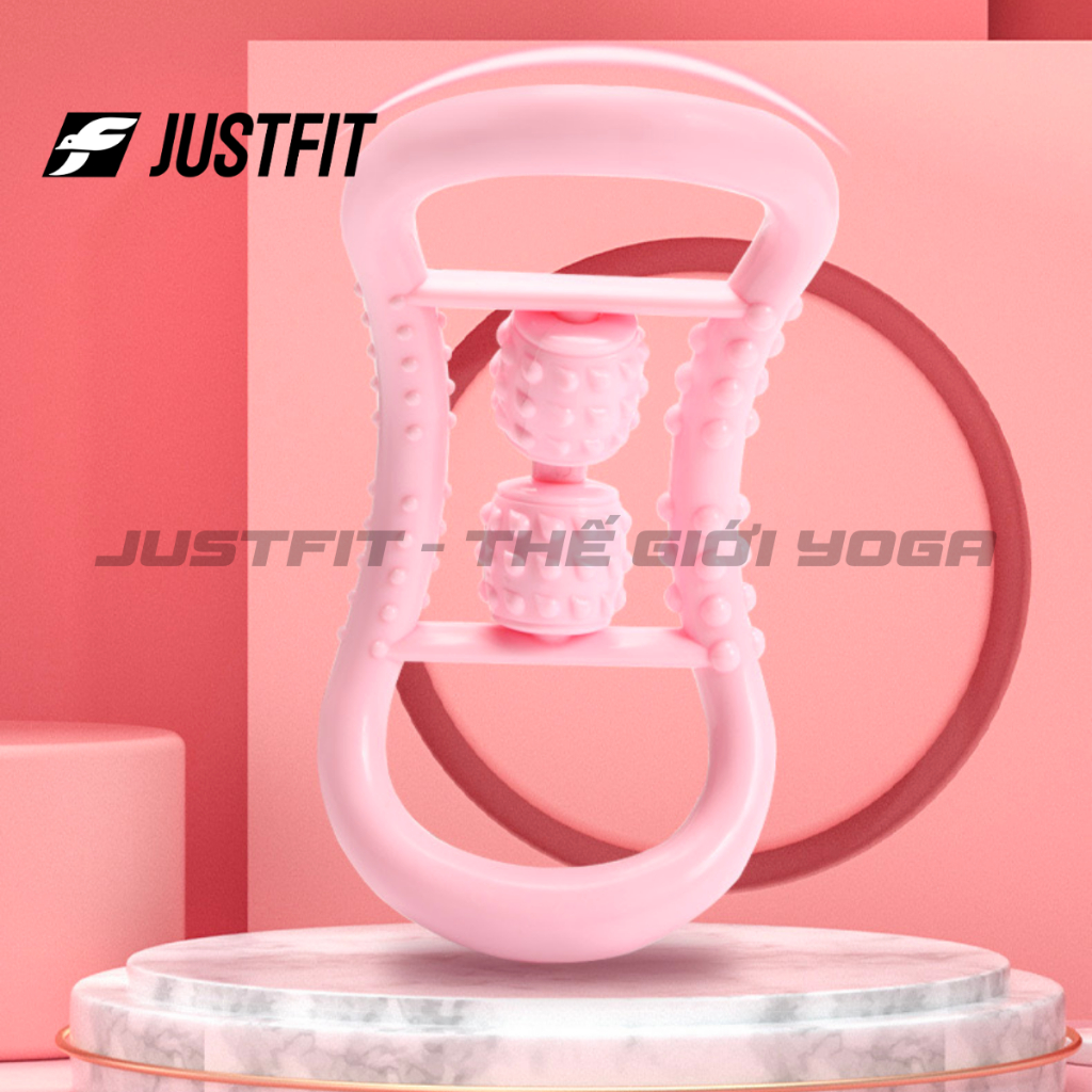 JUSTFIT Vòng massage cổ, vai, gáy, lưng, hỗ trợ tập YOGA