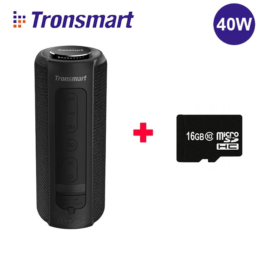 Loa bluetooth Tronsmart Element T6 Plus, bluetooth 5.0 ngoài trời, âm thanh vòm 360 độ, Bass sâu