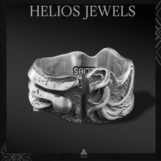 Nhẫn bạc nam, nữ HeliSilver Phoenix Ring Helios Original S925