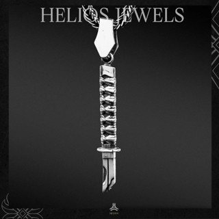 Mặt dây chuyền bạc nam, nữ HeliSilver KATANA SOUL Helios Original S925