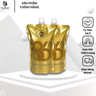 Thuố.c uốn tóc, duỗi tóc A86 vàng hương thơm Socola cho Salon 1000ml -