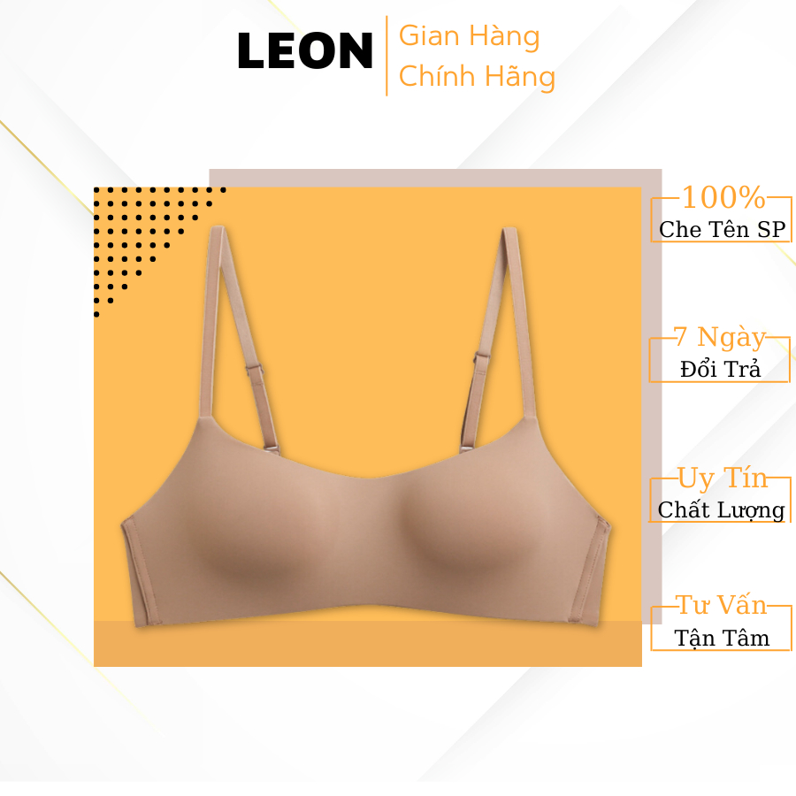 Áo Ngực Không Gọng Su Non Mềm Mịn Thoáng Mát LEON 115