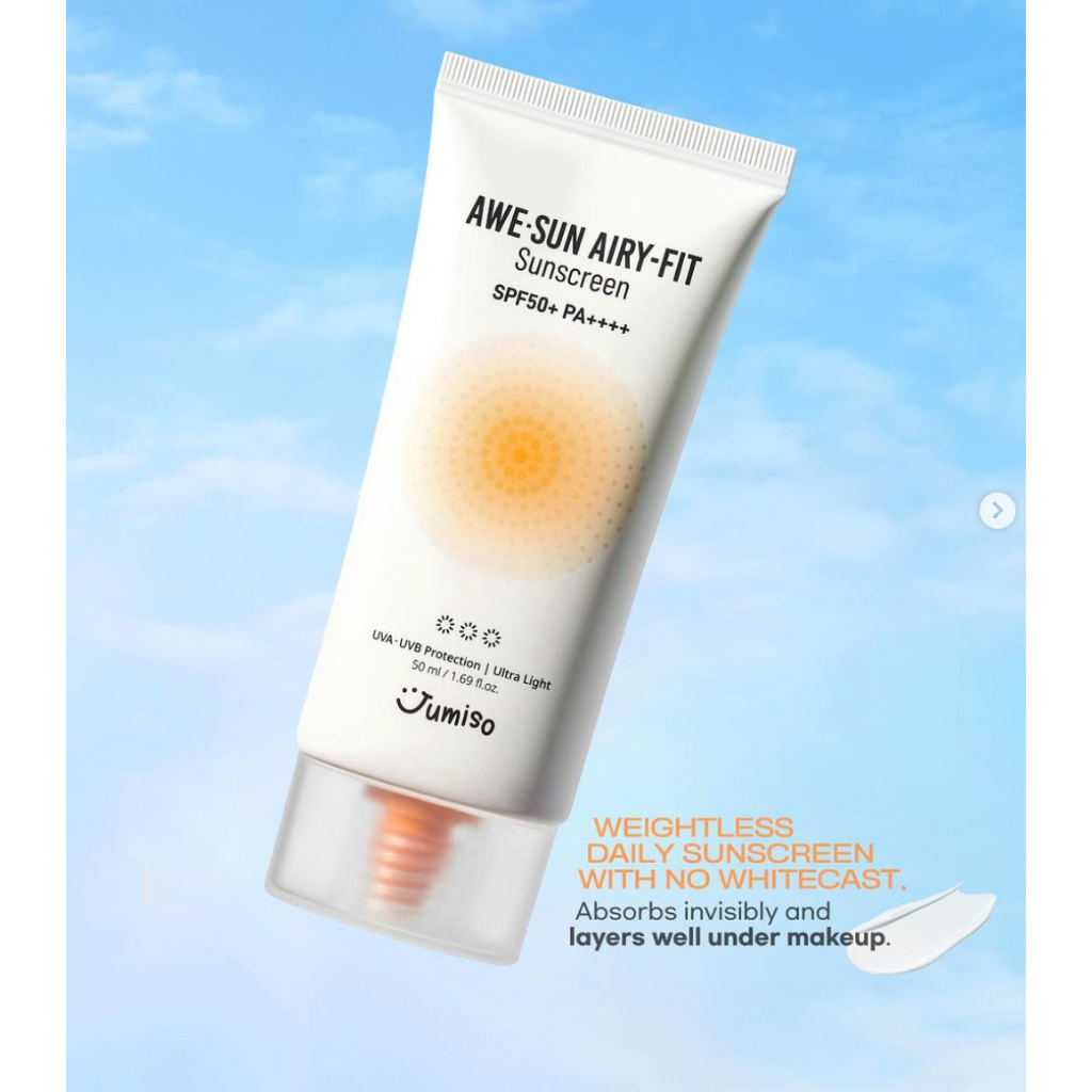 Kem Chống Nắng Hoá Học Jumiso Awe-sun Airy-fit Sunscreen SPF50+ PA++++