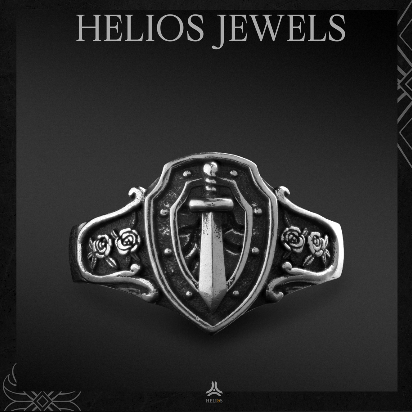 Nhẫn bạc nam, nữ HeliSilver Theo Ring Helios Original S925