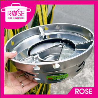 Bếp cồn inox chắn gió CHERRY siêu rẻ - Bếp cồn dã ngoại tiệu lợi