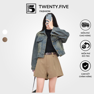 Quần short có 2 con đỉa to, kèm đai lưng Twenty Five 4974