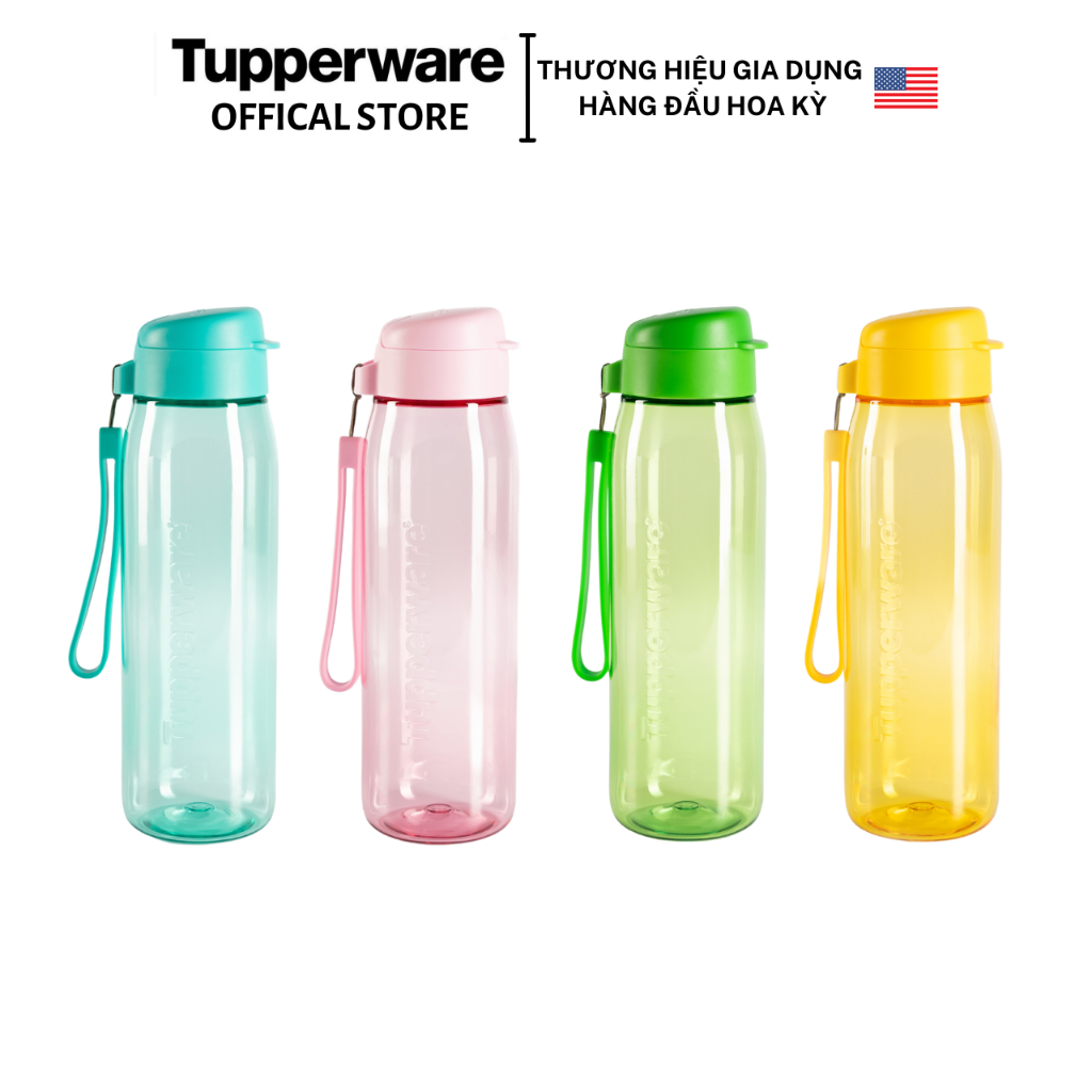 Bình nước Tupperware Lohas Flask 750ml - Hàng chính hãng - Bảo hành trọn đời - Nhựa nguyên sinh, an toàn cho sức khỏe