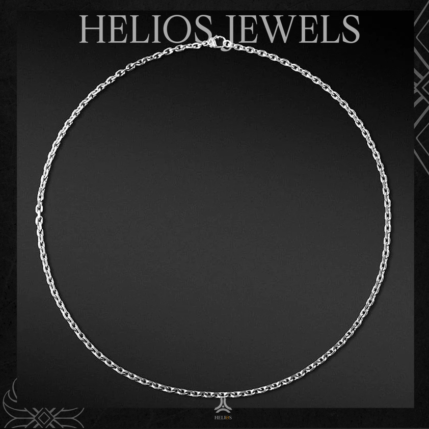 Dây chuyền bạc nam HeliSilver Chain Helios Rise x Wave Helios Original S925