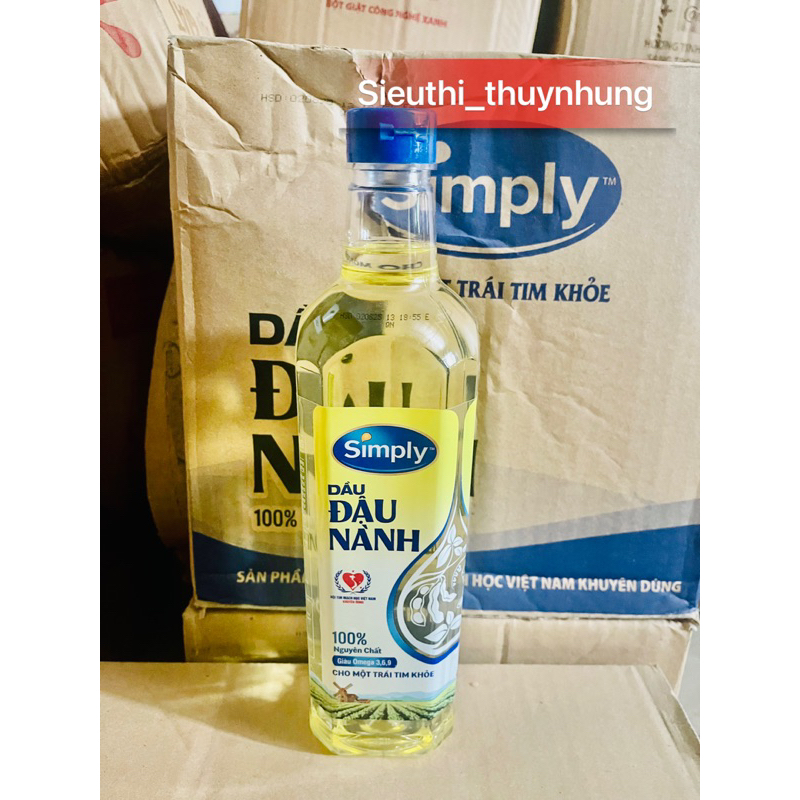 Dầu Ăn Đậu Nành Simply 1L-2L