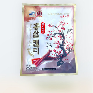 [COMBO 5 GÓI] KẸO SÂM VITAMIN KHÔNG ĐƯỜNG HÀN QUỐC GÓI 200G