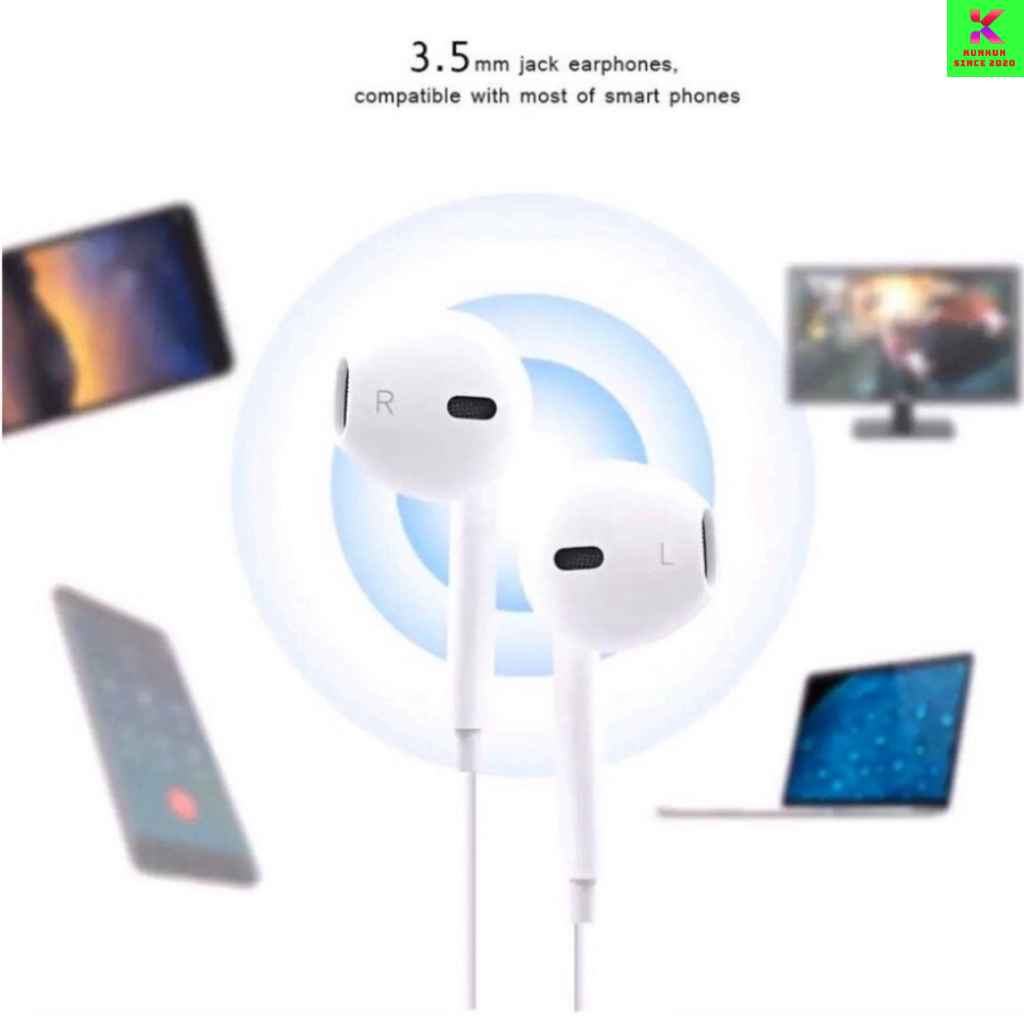 Tai Nghe Jack 3.5 mm - Hỗ trợ mic đàm thoại - Âm bass trầm ấm và sâu