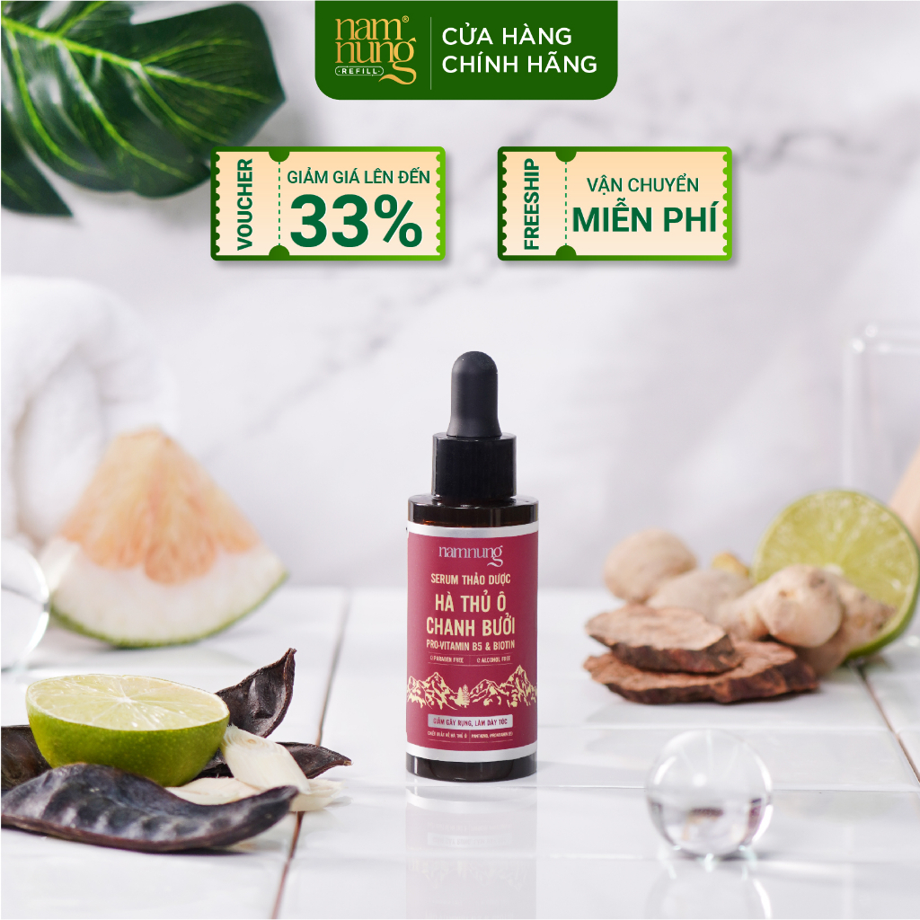 Serum thảo dược Namnung phục hồi hư tổn, kích thích mọc tóc 30ml