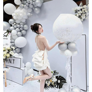 Váy xếp tầng cc có dây  đá lưng Cao cấp