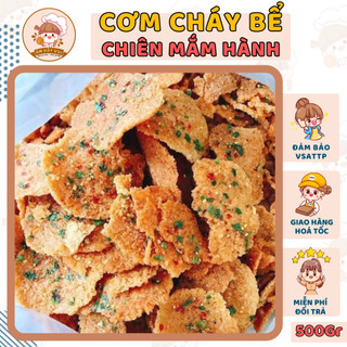 Cơm cháy chiên mắm bể 500g ăn vặt vui