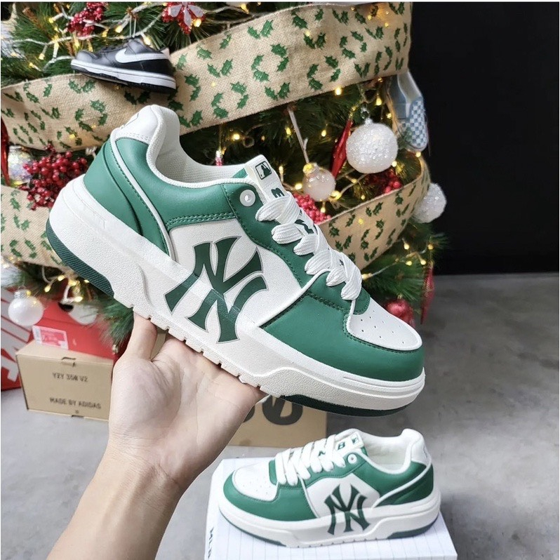 Giày độn đế MLB ny Chunky Liner 3 màu đen, xanh,xám, giày MLB chunky nam nữ hottrend 2023