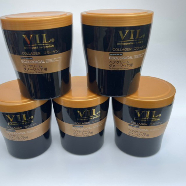 Kem ủ tóc VIL siêu phục hồi collagen hũ 500ml & hũ 1000ml