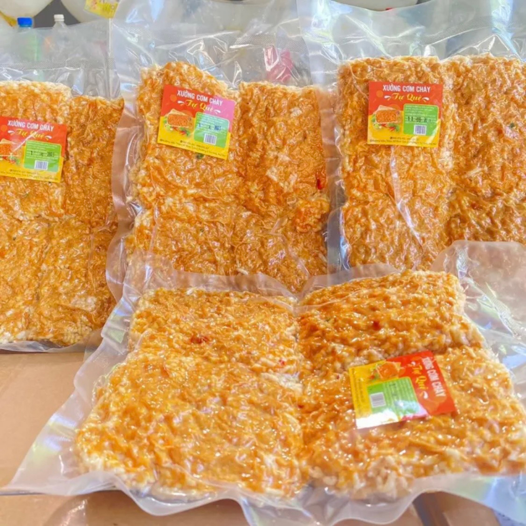 Combo 4 túi cơm cháy chà bông Phú Yên tặng 1kg cơm cháy siêu ngon