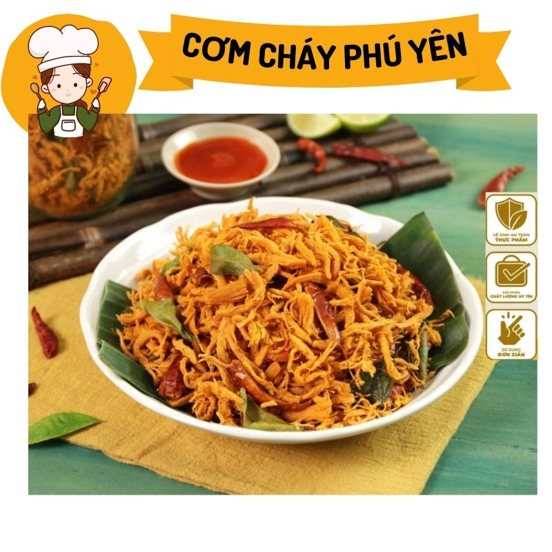Combo 2 túi 1kg khô gà lá chanh Phú Yên siêu ngon