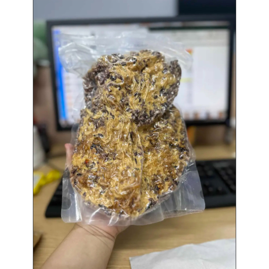 Combo 3 túi cơm lứt chà bông 1,2kg xù siêu chà bông Phú Yên