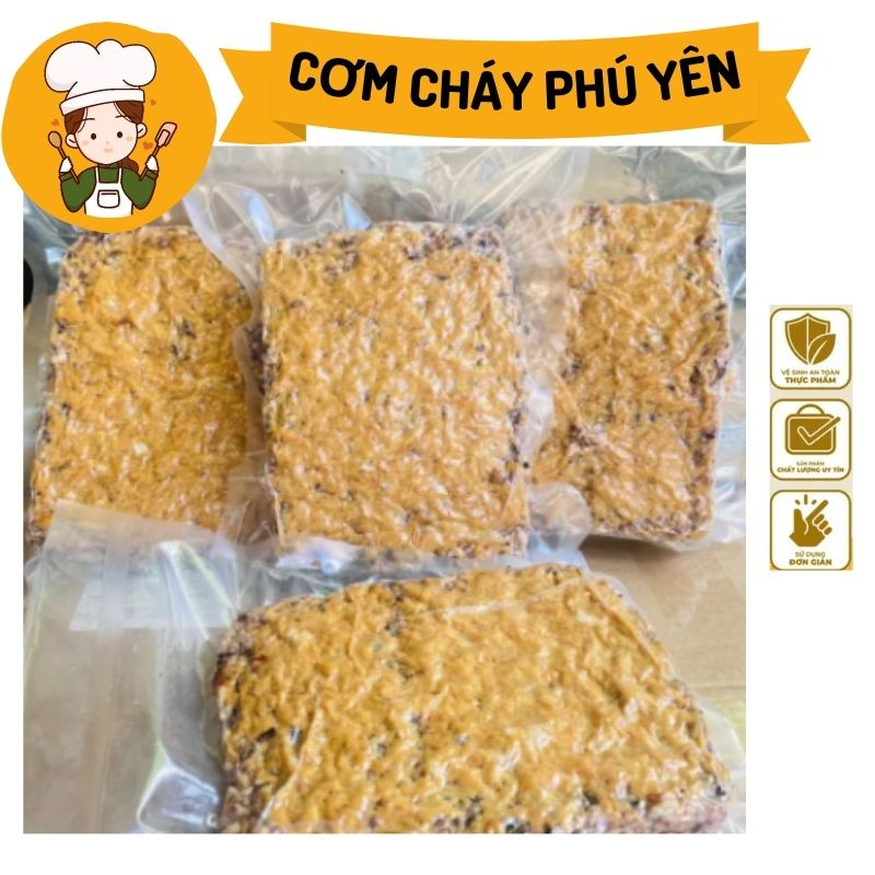 Combo 4 túi cơm cháy lứt xù tặng 1kg cơm cháy