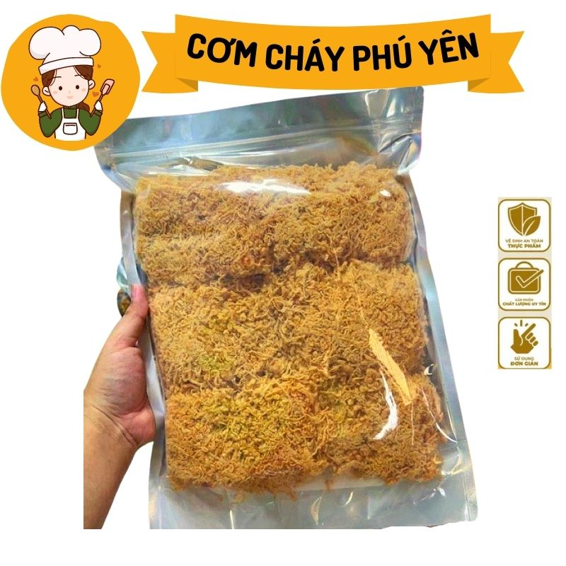 Túi 4 miếng cơm cháy chà bông xù