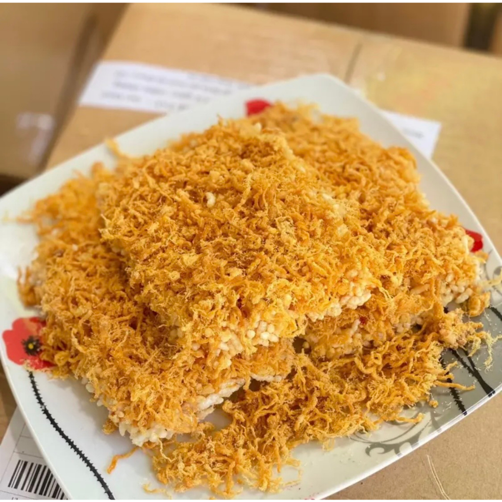 Combo 4 túi cơm cháy chà bông Phú Yên tặng 1kg cơm cháy siêu ngon