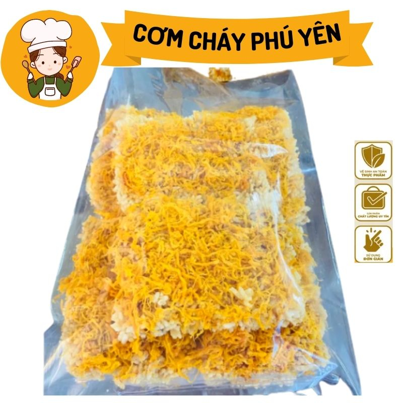 Cơm cháy chà bông bịch 4 miếng 220g, đặc sản Phú Yên siêu ngon