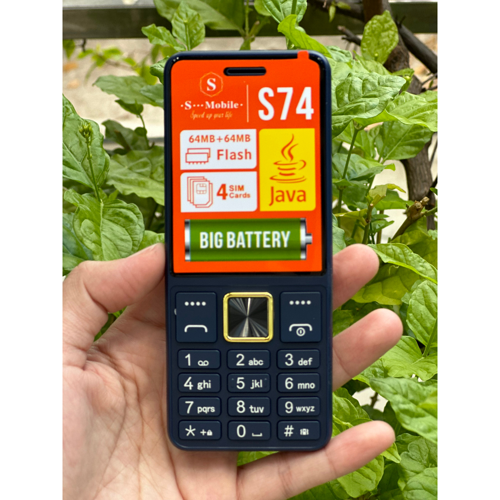 Điện Thoại S-Mobile S74 (4 Sim) Pin Trâu,Điện Thoại J5 (2 Sim) Hàng Mới