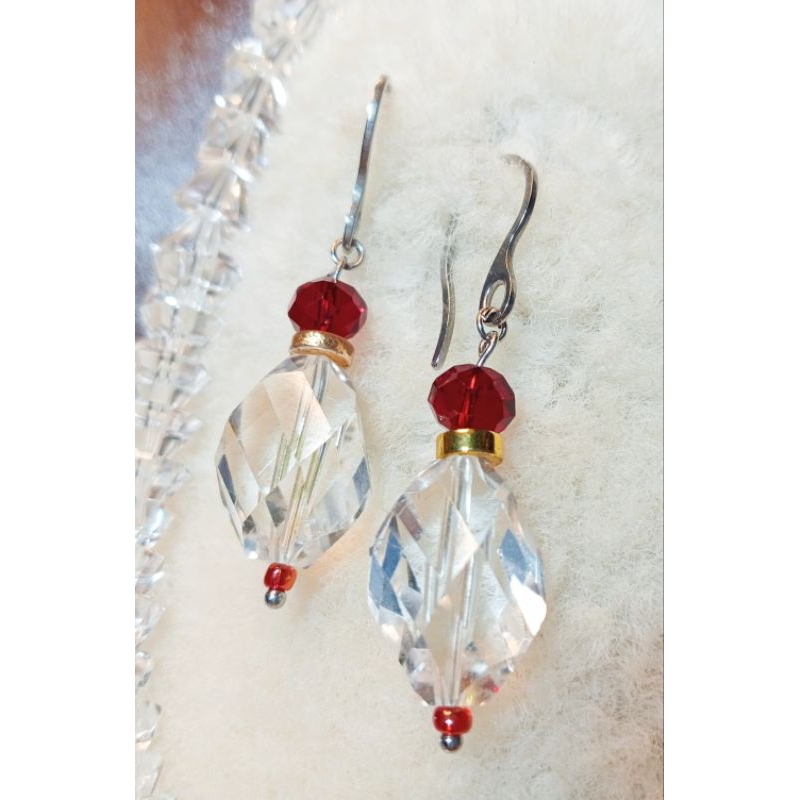 Bông tai đá thiên nhiên