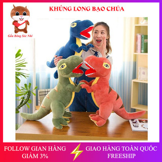 Gấu bông khủng long bạo chúa quà tặng cho bé hàng cao cấp - Tặng kèm móc khóa gấu bông