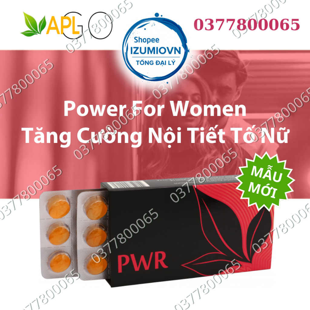 PWR APRICOT APLGO – Viên ngậm tăng nội tiết tố nữ
