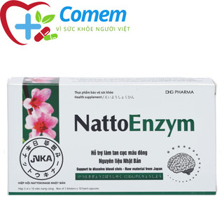 NATTOENZYM - SẢN PHẨM CẢI THIỆN TUẦN HOÀN MÁU NÃO, CAO HUYẾT ÁP