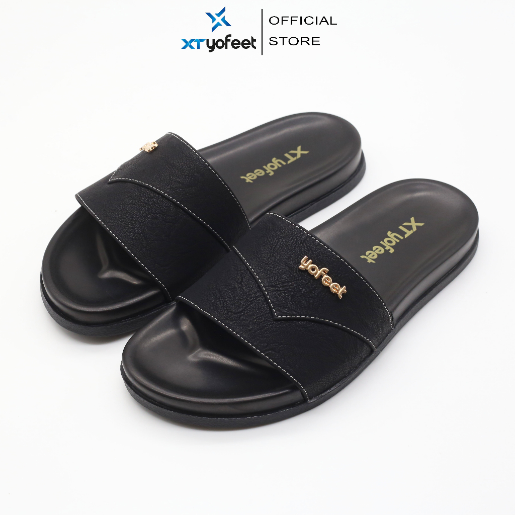 Dép nam quai da Cao Cấp - gắn mác YOFEET phiên bản cực trẻ trung.