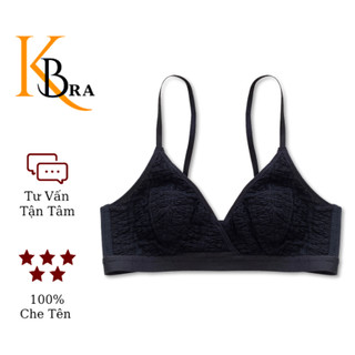 Áo ngực nữ ren lưới lót mỏng siêu thoáng mềm mịn bảng lưng kbra 9391