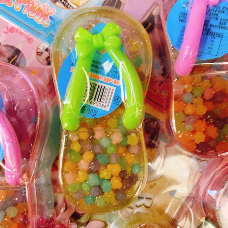 Sỉ vỉ 12 chiếc kẹo đá nhiều mầu hình dép tông