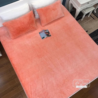 BỘ CHĂN GA GỐI LÔNG THỎ MỀM MỊN ( Có tách rời chăn )