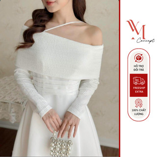 YM Concept Đầm Dự Tiệc Trễ Vai Tay Dài - D0689