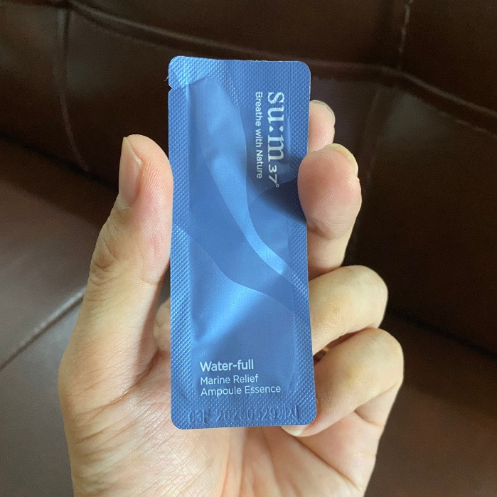 Combo 10 Gói Tinh Chất Cấp Nước Căng Bóng, Kiềm Dầu Sum Xanh - Water-full Marine Relief Ampoule Essence