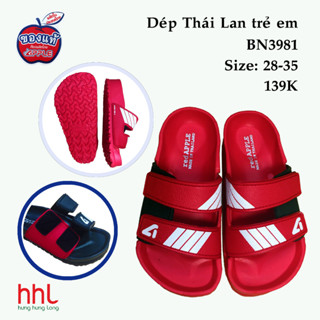 Dép trẻ em BN3981 chính hãng Red Apple (Thái Lan)