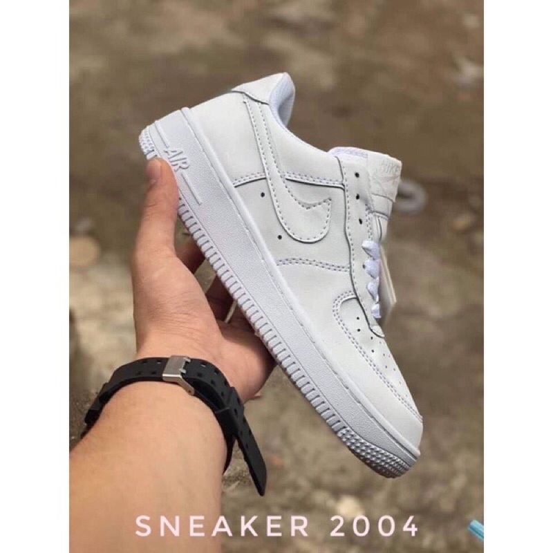 Nike trắng . Giày nike ari force one 11 , Giày af1 trắng nam nữ sneaker