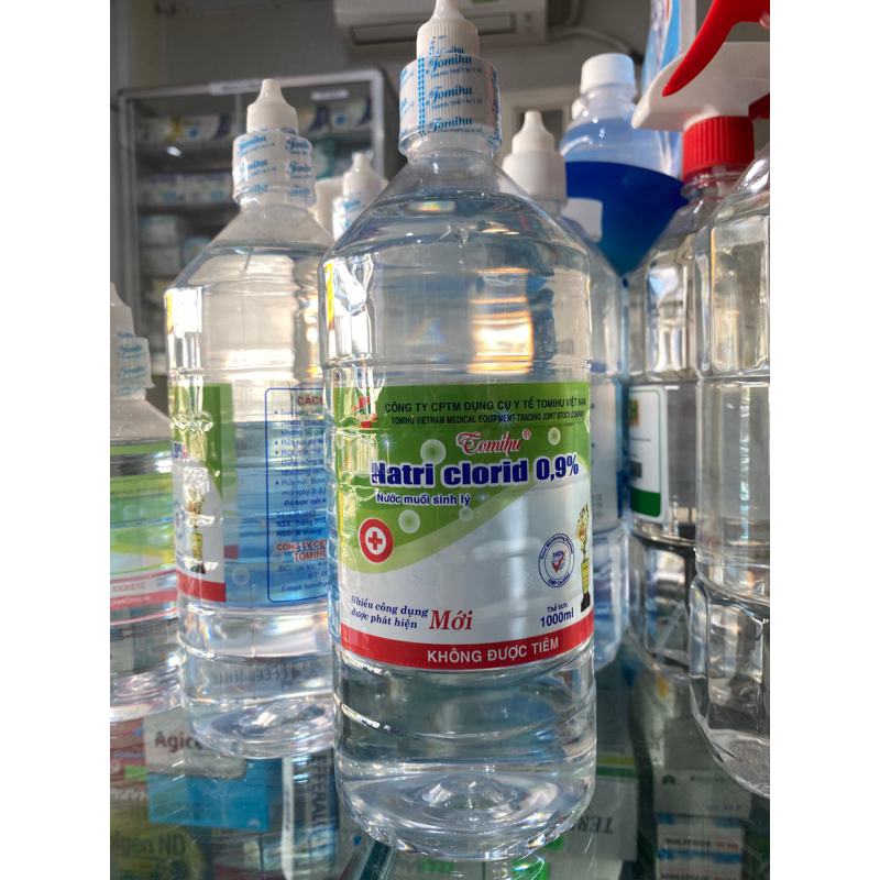 Nước muối sinh lý natri clorid 1000ml