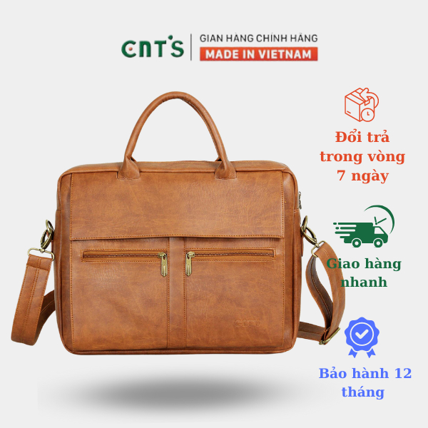 Cặp da nam công sở CNT HQ19 cao cấp