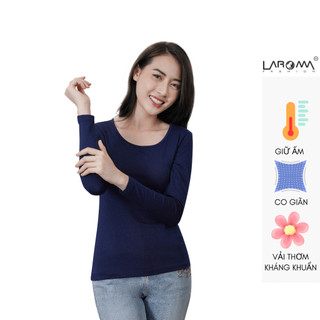 Áo giữ nhiệt nữ Laroma cổ thấp | Giữ ấm - Khử mùi - co dãn
