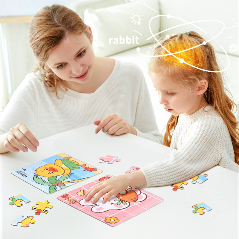 10 miếng gép hình puzzle 16 miếng cho bé