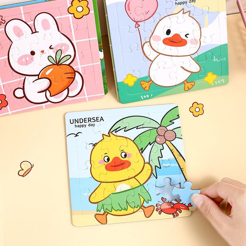 10 miếng gép hình puzzle 16 miếng cho bé