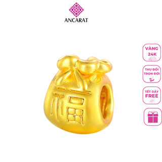 Vòng tay Charm vàng 24k  tết dây chỉ đỏ thời trang phụ kiên ANCARAT