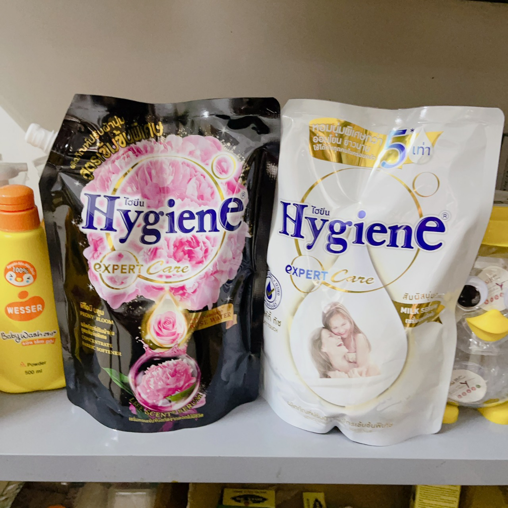 Nước Xả vải hygiene chính hãng đậm đặc thơm lâu, nước xả Thái màu đen, trắng 1300ml.