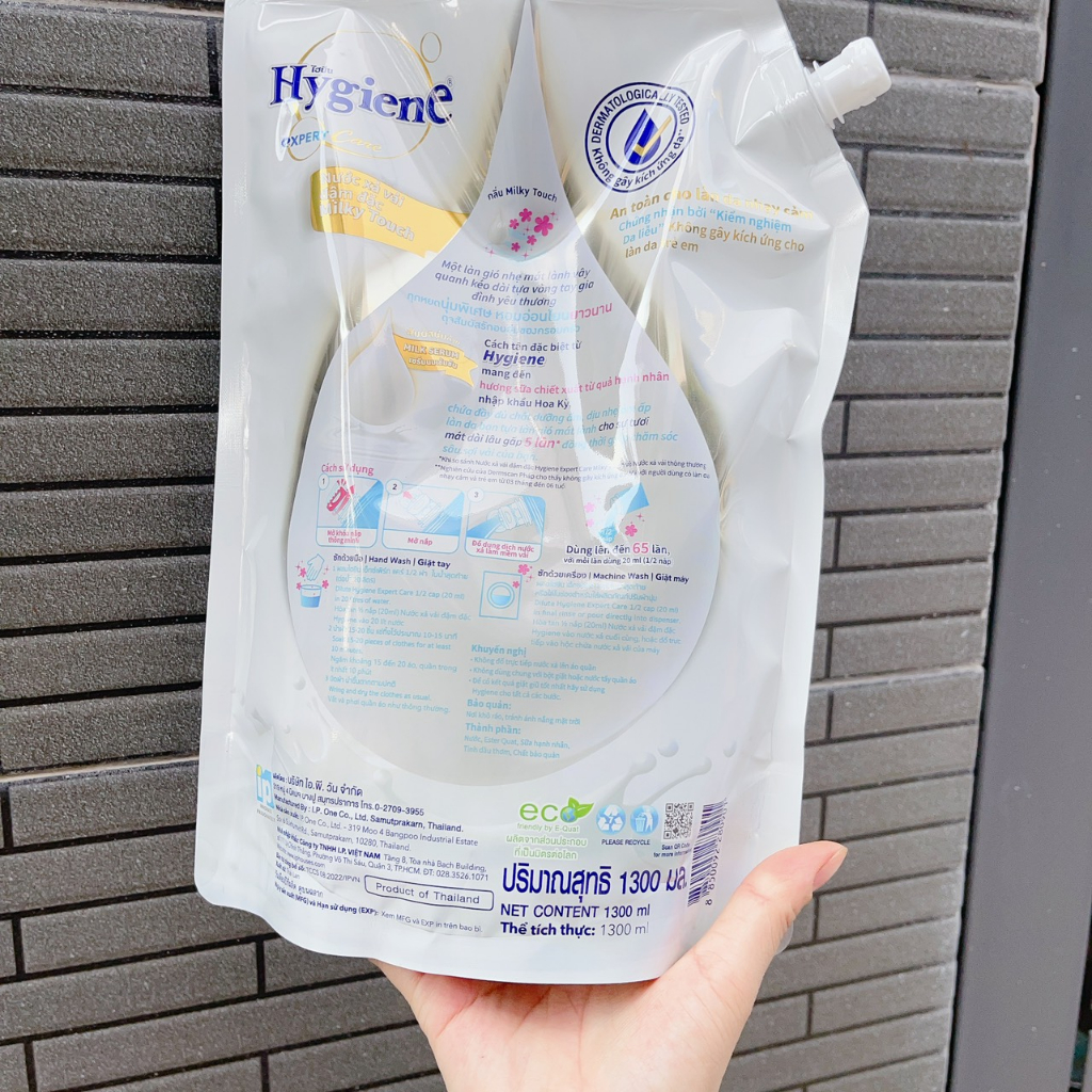 Nước Xả vải hygiene chính hãng đậm đặc thơm lâu, nước xả Thái màu đen, trắng 1300ml.