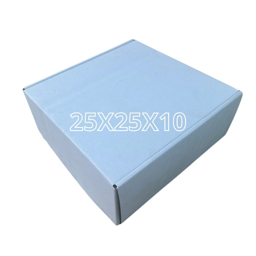 1 hộp NẮP GÀI MÀU NÂU size 25x25x10 - sản xuất bởi SAI GON CARTON