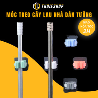 Móc Dán Tường Treo Chổi, Bàn Chải, Dụng Cụ Vệ Sinh Nhà Cửa Tholeshop 5472